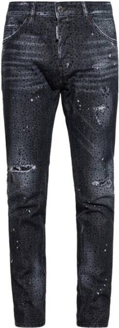 Dsquared2 Slimfit-jeans Grijs Heren