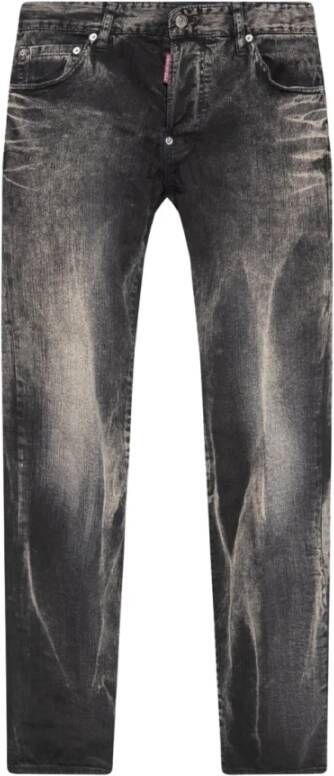 Dsquared2 Herenknoop Jeans Gray Heren
