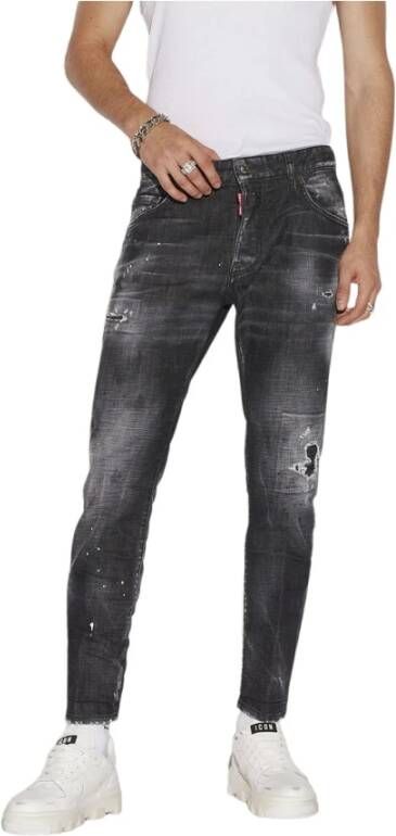 Dsquared2 Slimfit-jeans Zwart Heren