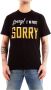 Dsquared2 Zwarte T-shirt met geribbelde kraag Black Heren - Thumbnail 1
