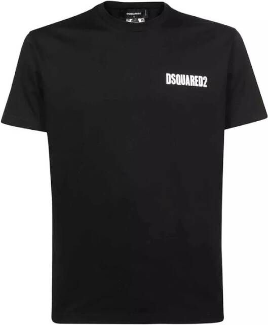 Dsquared2 Stijlvol en comfortabel heren T-shirt met Niagara Falls print Zwart Heren