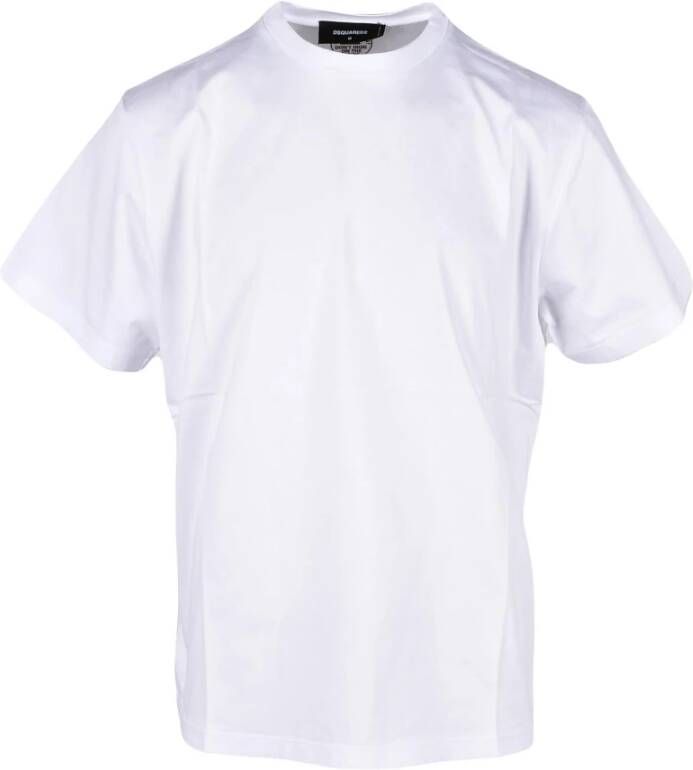 Dsquared2 Stijlvol Wit T-Shirt voor Mannen White Heren