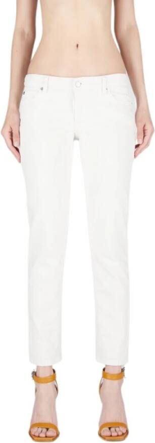 Dsquared2 Stijlvolle Comfortabele Skinny Jeans Wit Dames