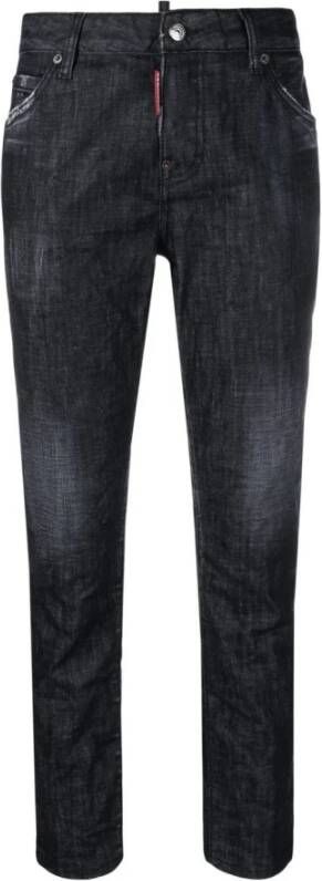 Dsquared2 Stijlvolle Comfortabele Skinny Jeans Zwart Dames