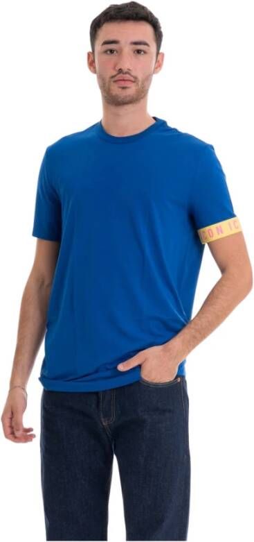 Dsquared2 Stijlvolle en comfortabele T-shirts voor mannen Blauw Heren