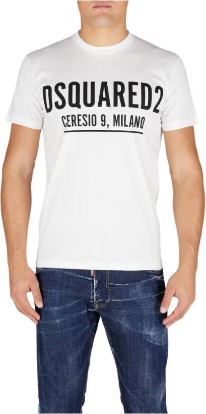 Dsquared2 Stijlvolle Herenshirts Wit Heren