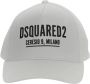 Dsquared2 Stijlvolle Katoenen Baseballpet White Unisex - Thumbnail 1
