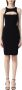 Dsquared2 Uitgesneden Gebreide Midi Jurk Black Dames - Thumbnail 1
