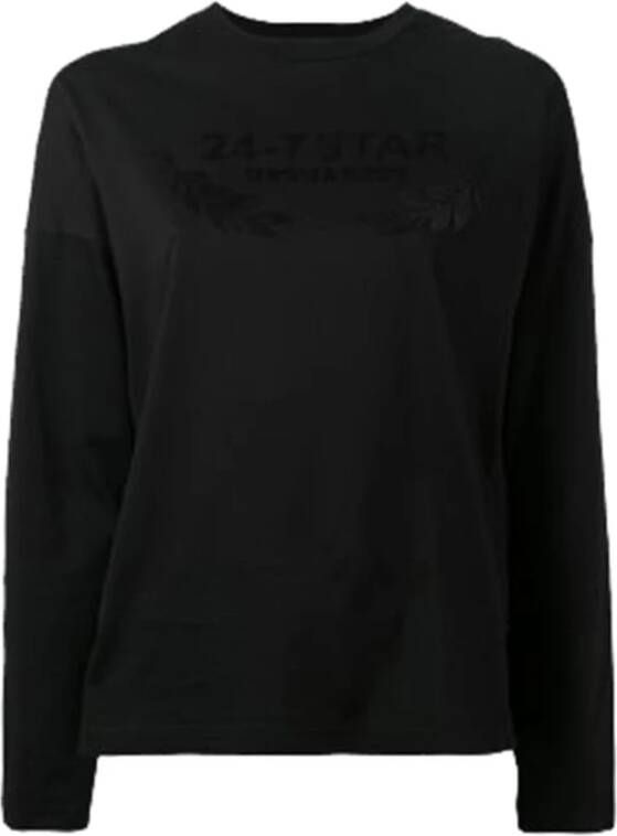 Dsquared2 Stijlvolle longsleeve T-shirt Zwart Dames