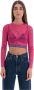 Dsquared2 Stijlvolle longsleeve top Pink Dames - Thumbnail 3