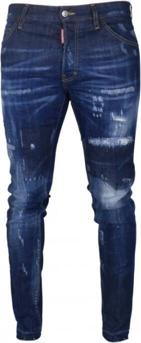 Dsquared2 Stijlvolle Slim-Fit Jeans Blauw Heren