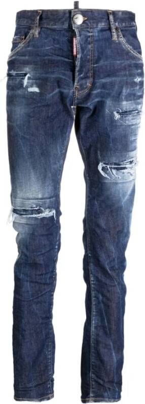 Dsquared2 Stijlvolle Slim-fit Jeans voor Heren Blauw Heren