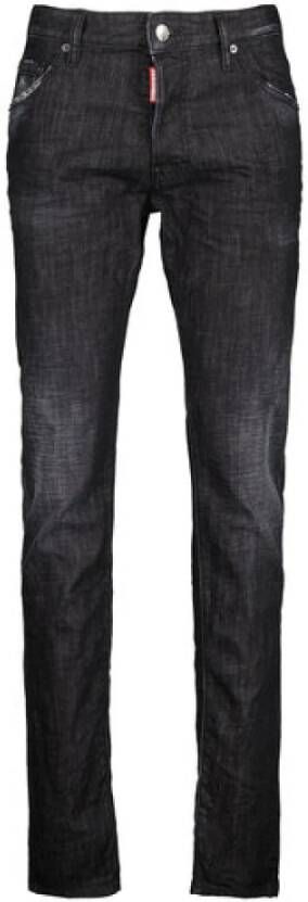 Dsquared2 Stijlvolle Slim-fit Jeans Zwart Heren