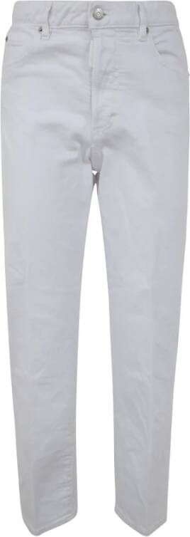 Dsquared2 Stijlvolle Straight Jeans Wit Dames