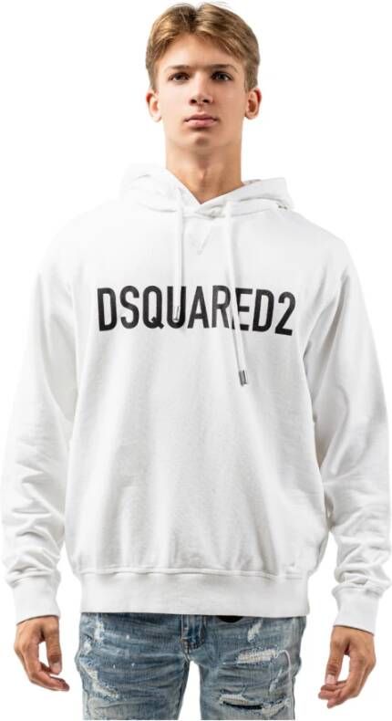 Dsquared2 Stijlvolle Sweater Collectie White Heren