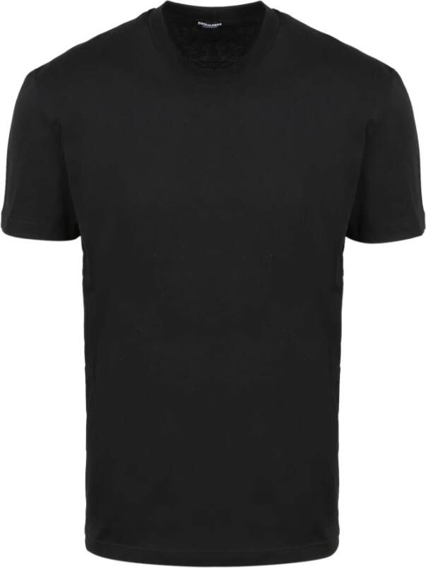 Dsquared2 Stijlvolle T-shirt voor mannen Zwart Heren