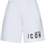Dsquared2 Stijlvolle witte casual shorts voor heren White Heren - Thumbnail 1