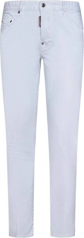 Dsquared2 Skater Witte Jeans Upgrade Jouw Denim Collectie White Heren