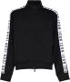 Dsquared2 Icon Dean Sport Sweatshirt met Rits Zwart Wit Black Heren - Thumbnail 1