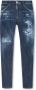 Dsquared2 Donkere Gescheurde Wassing Cool Guy Jeans Blue Heren - Thumbnail 1