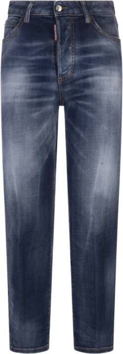 Dsquared2 Straight Jeans Blauw Dames
