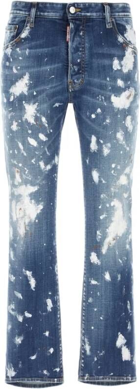 Dsquared2 Straight Jeans Blauw Heren