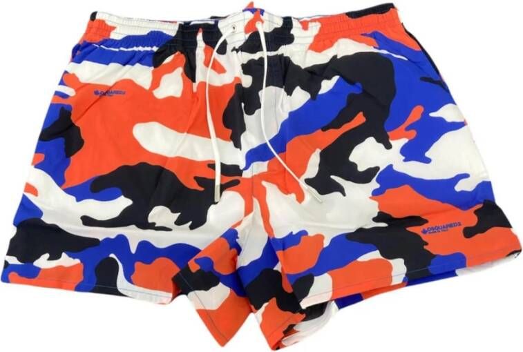 Dsquared2 Strandklare Shorts voor Heren Oranje Heren