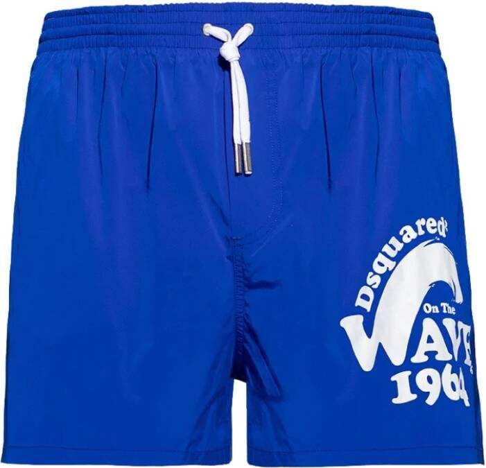 Dsquared2 Strandkleding Blauw Heren