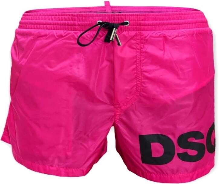 Dsquared2 Hoogwaardige strandzwemkleding voor heren Pink Heren