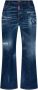 Dsquared2 Super Flare Cropped jeans Blauw Dames - Thumbnail 2