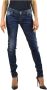 Dsquared2 Super Slim Blauwe Katoenen Knoop Jeans Blauw Dames - Thumbnail 1