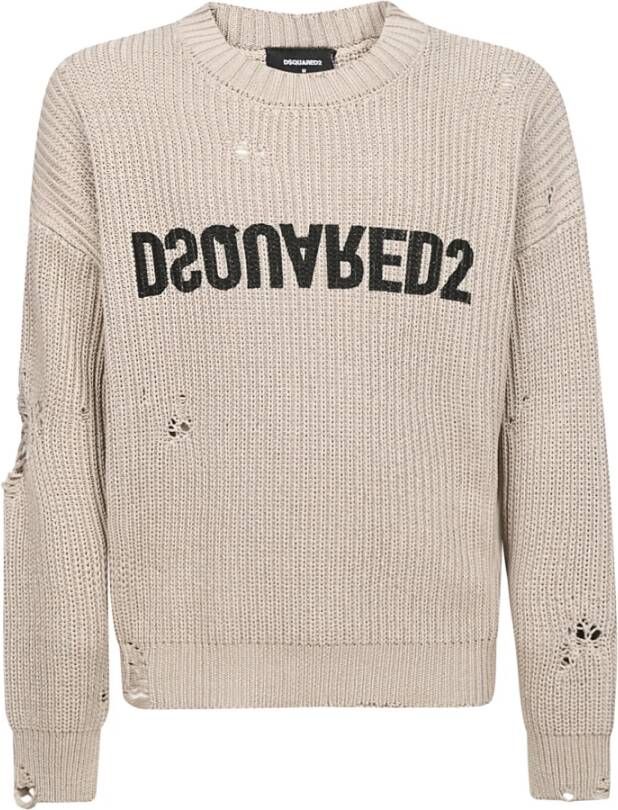 Dsquared2 Sweaters Beige Heren