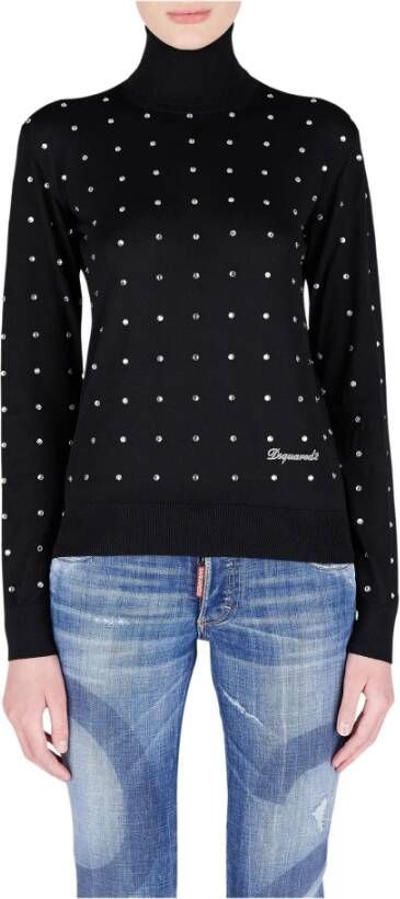 Dsquared2 Sweaters Black Zwart Dames