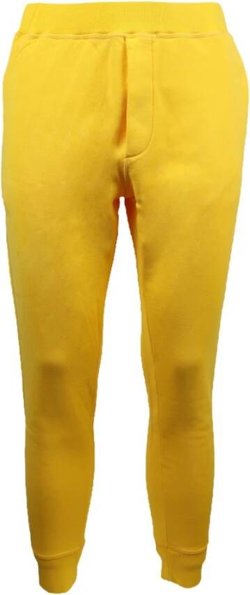 Dsquared2 Joggers Sweatpants Yellow Heren