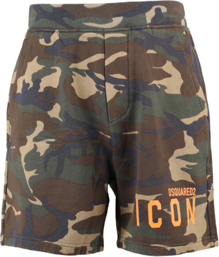 Dsquared2 Casual Shorts Green Heren
