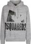 Dsquared2 Casual katoenen hoodie met modieuze capuchon Gray Heren - Thumbnail 1