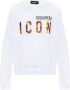 Dsquared2 Icon Sunset Cool Witte Sweaters Wit Heren - Thumbnail 1