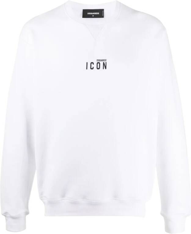 Dsquared2 Mini icon-print crewek sweatshirt Wit Heren
