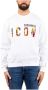 Dsquared2 Icon Sunset Cool Witte Sweaters Wit Heren - Thumbnail 3