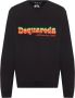 Dsquared2 Sweatshirt with logo Zwart Heren - Thumbnail 1