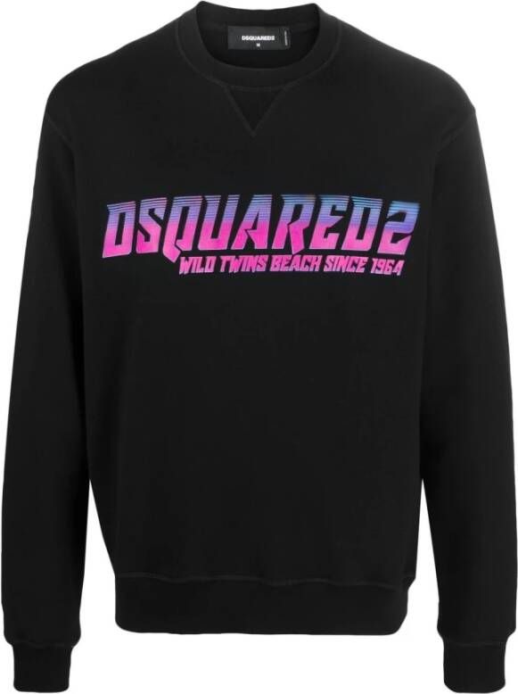 Dsquared2 Comfortabele en stijlvolle heren sweatshirt Zwart Heren