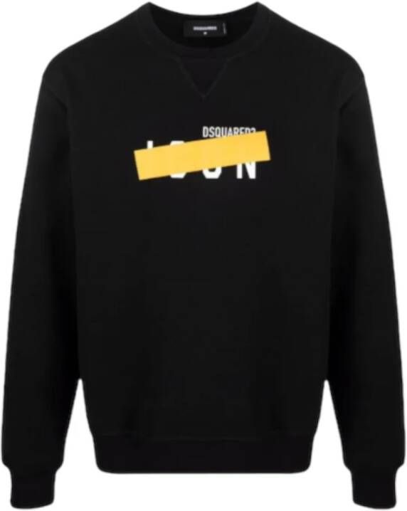 Dsquared2 Sweatshirts Zwart Heren