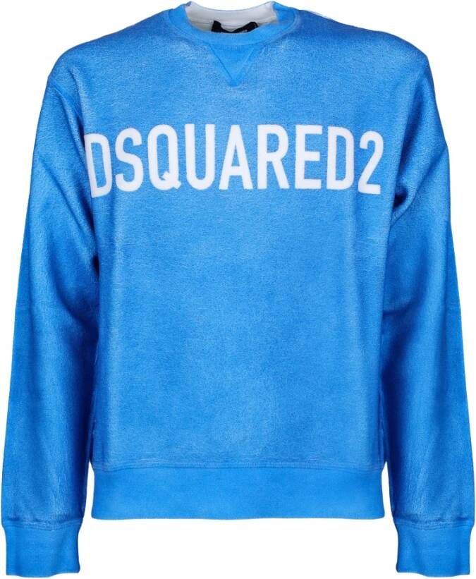 Dsquared2 Sweatshirts Blauw Heren