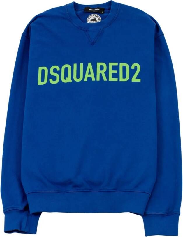 Dsquared2 Sweatshirts Blauw Heren