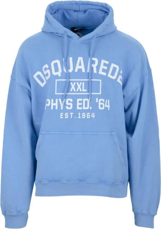 Dsquared2 Sweatshirts & Hoodies Blauw Heren