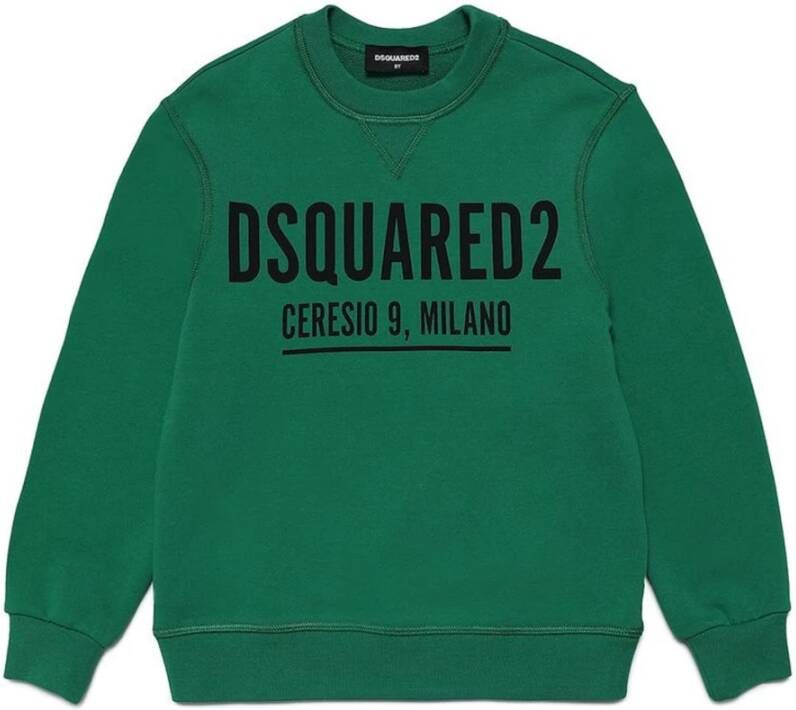 DSQUARED2 KIDS Sweater met logoprint Groen