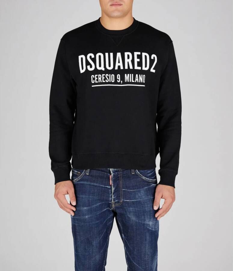 Dsquared2 Stijlvolle Sweaters voor Heren Black Heren