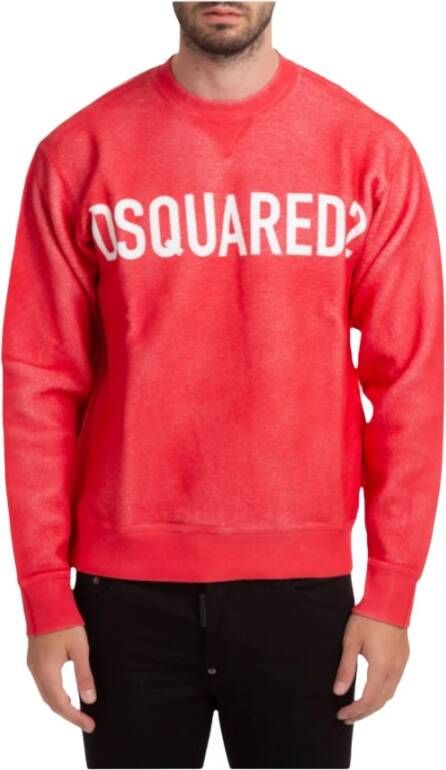 Dsquared2 Sweatshirts Rood Heren