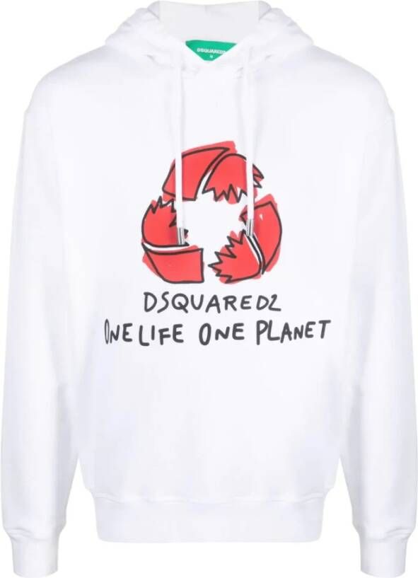 Dsquared2 Sweatshirts Wit Heren