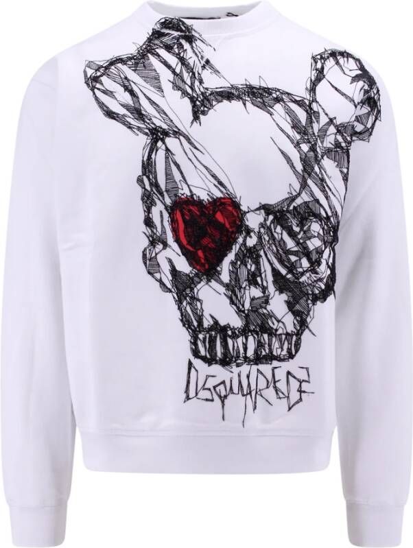 Dsquared2 Sweatshirts Wit Heren